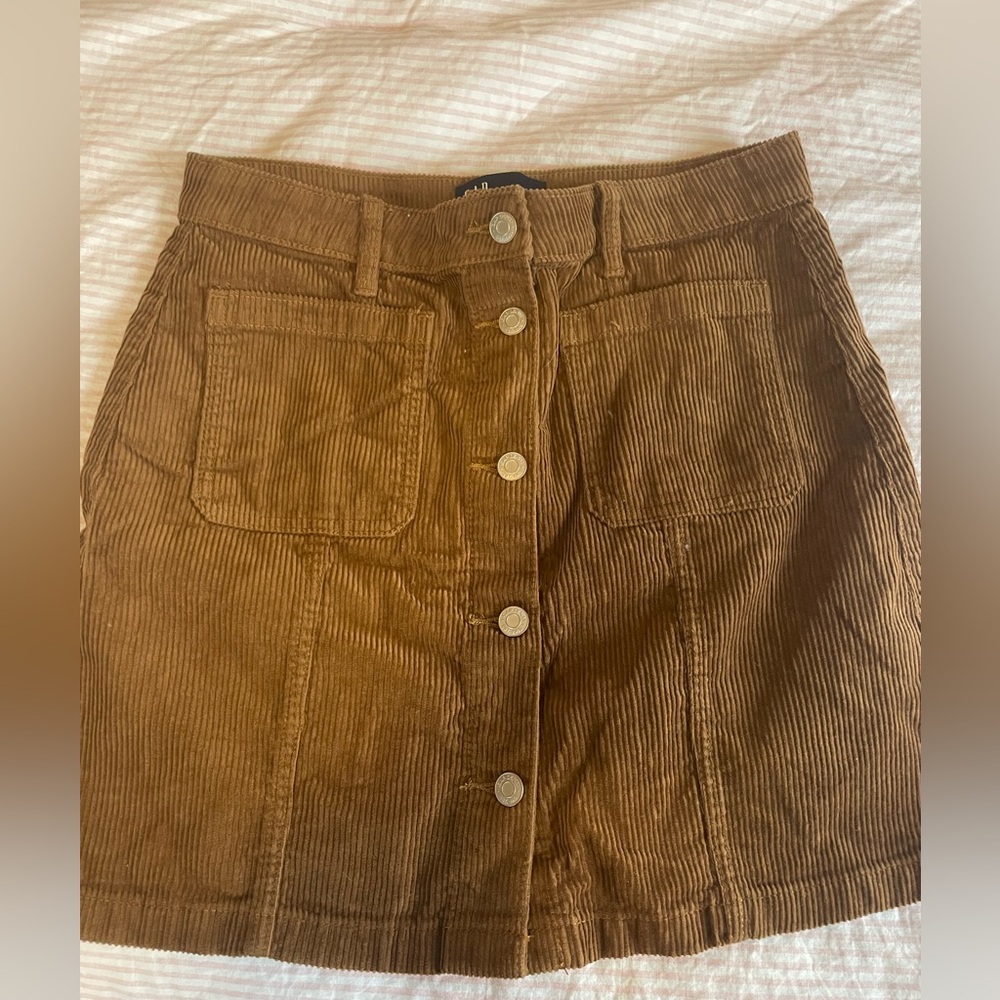 GAP brown corduroy skirt